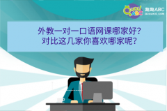 外教一對一口語網(wǎng)課哪家好？對比這幾家你喜歡哪家呢？